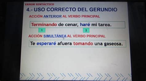 Uso Del Gerundio Youtube