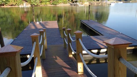 Here are a few pictures of our boat docks; showing different style