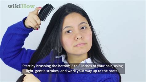 How To Brush Your Hair Youtube