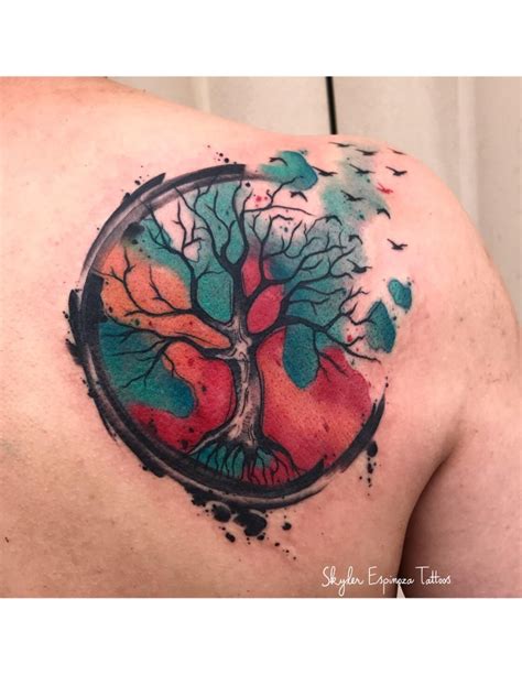 It appeared as though the suggestion was a joke. Watercolor tree of life! Location: Denver Colorado Artist Instagram@skylerespinoza (i.redd.it ...