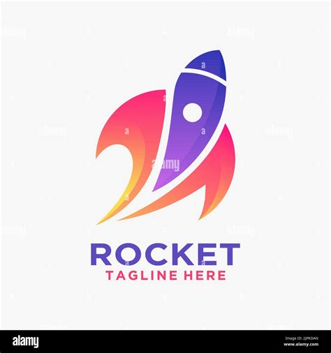 Creative Rocket Logo Design Stock Vector Image And Art Alamy