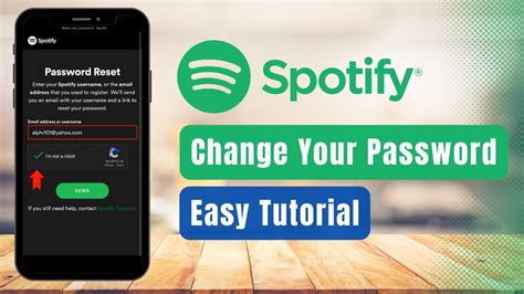 How To Change Password In Spotify Youtube