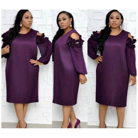 Fashion Ladies Unique Gown Dress Purple Jumia Nigeria