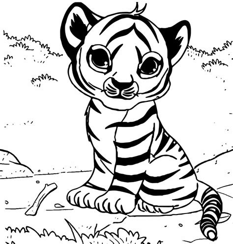 30 Desenhos De Tigre Para Colorir Pop Lembrancinhas