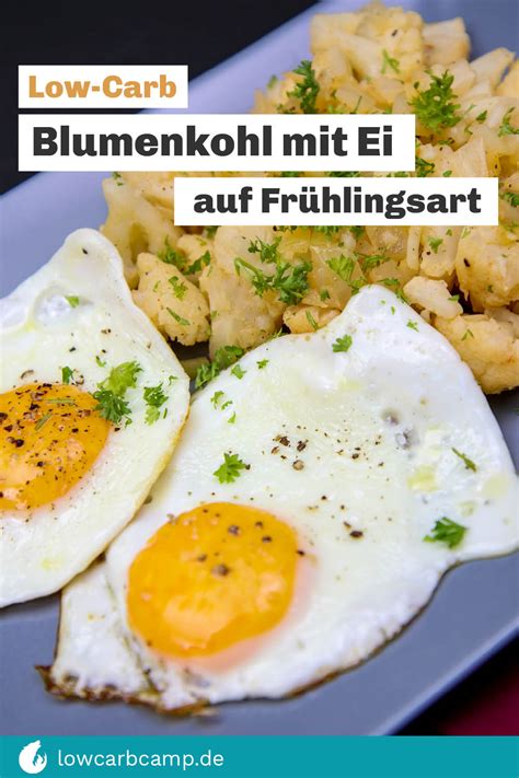 Mit ei überbacken aus dem ofen. Blumenkohl mit Ei auf Frühlingsart 🍳 Low-Carb und gesund