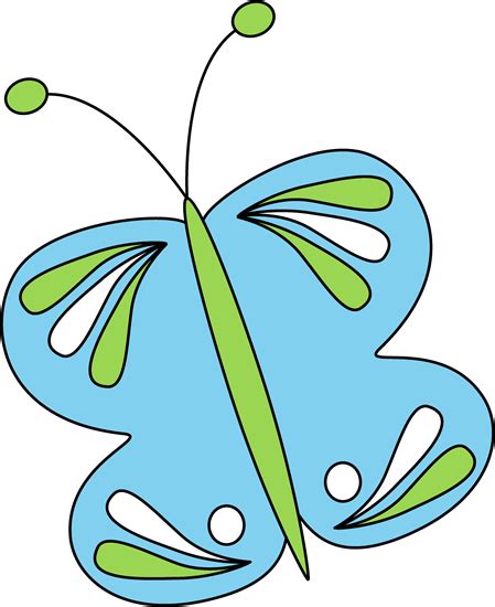 Blue Butterfly Clip Art Blue Butterfly Image