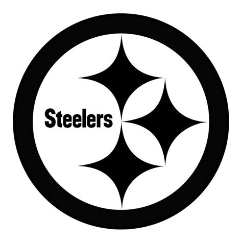 Steelers Logo Black And White Vector