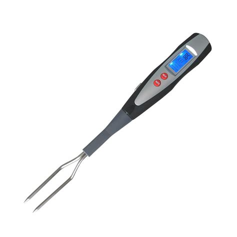 Lcd Screen Digital Grill Fork Fast Read Bbq Fork Thermometer With Light
