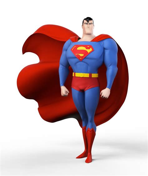 Superman Bruce Timm Style Danu Navarro Superman Art Superman