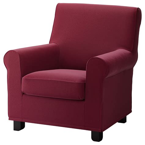 Steps to paint the strandmon armchair. GRÖNLID Cover for armchair - Ljungen dark red | Armchair ...