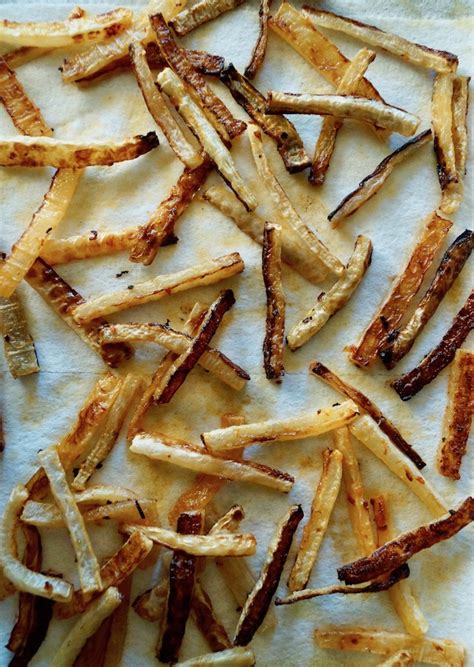 Daikon radish recipes raw daikon root, leaves, and sprouts are used in salads and as a garnish. Spicy Roasted Daikon Radish French Fries | Cooking On The ...