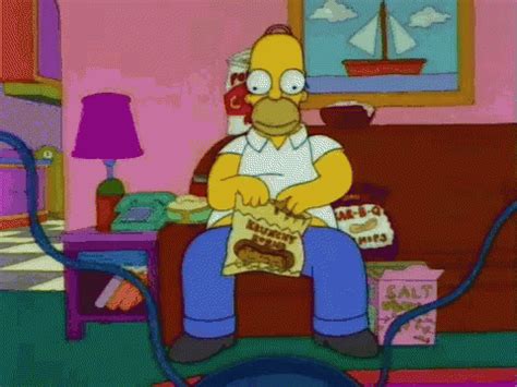 The Simpsons Homer Simpson Gif The Simpsons Homer Simpson Chips Gif