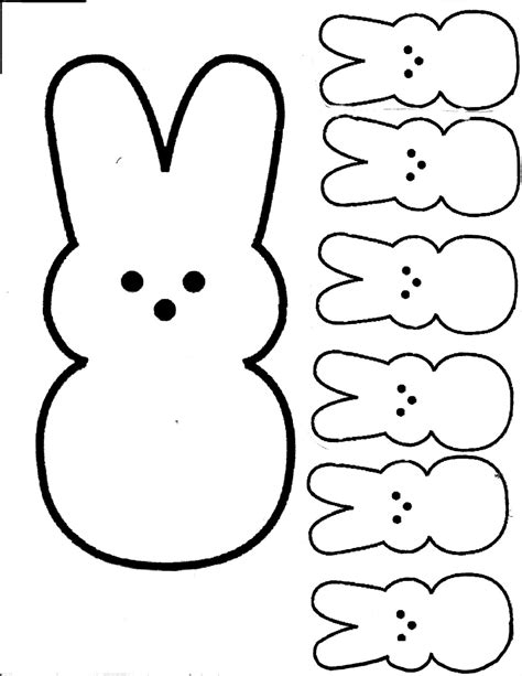 Cut out the shape and use it for coloring, crafts, stencils, and more. easter peep clipart - Clipground