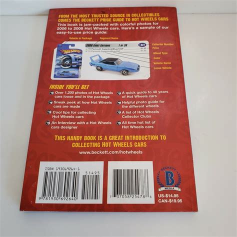 Beckett Price Guide To Hot Wheels Book 2006 2008 1st Edition Ebay