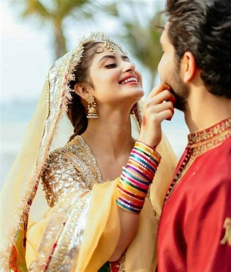 Sajal Ali Wedding Pics With Husband