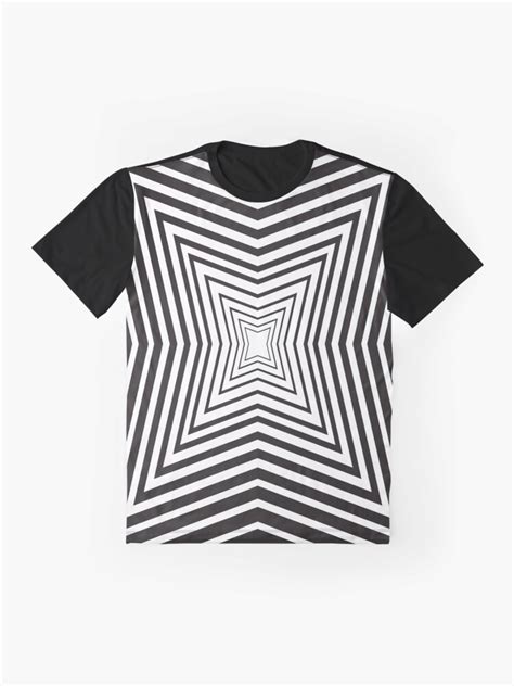Black White Optical Illusion T Shirt For Sale By Tinalanette