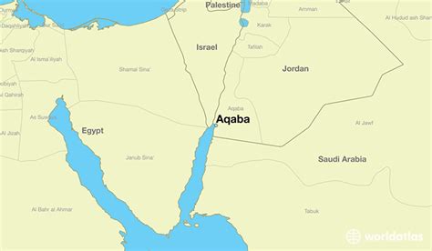 Where Is Aqaba Jordan Aqaba Aqaba Map