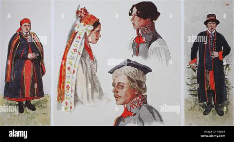 moda vestidos históricos trajes típicos en polonia alrededor del siglo xix la ilustración