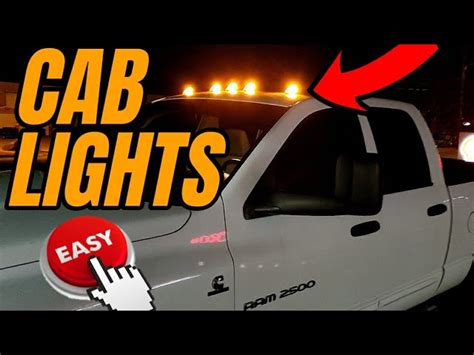 How To Install Cab Lights On Your Dodge Ram 150025003500 49 Off