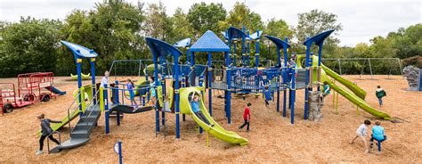 Scenic Heights Elementary School Large Playground To Accommodate Tons