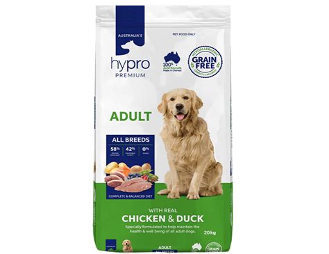 Hypro Premium Adult All Breeds Dry Dog Food Real Chicken And Duck 20kg