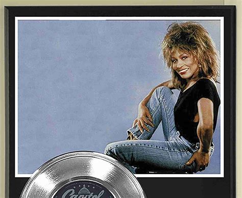 Tina Turner We Dont Need Another Hero Platinum 45 Record Ltd Edition Display Award Quality