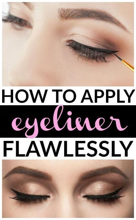 Use tape under your eyes to make you eyeliner better (google tutorials if you dont know what i mean). Whether youre trying to learn how to apply eyeliner properly to your top lid bottom lash line ...
