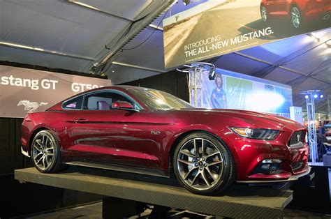 2015 Ford Mustang Rendered In Ruby Red Autoevolution