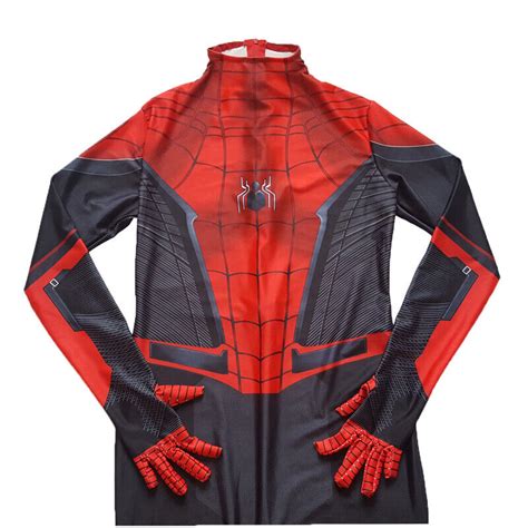 Adult Spider Man Far From Home Iron Spider Homecoming Costume Spandex