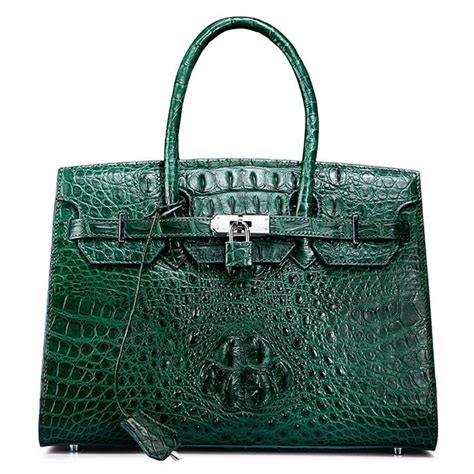 Luxury Genuine Crocodile Handbag For Women Crocodile Handbags Womens