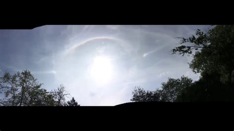 Rare Weather Phenomenonamazing Sundogor Man Made Youtube