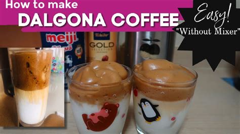 To use a frother, pour milk into a glass measuring cup or mug, and immerse the frother into the liquid. HOW TO: Make DALGONA COFFE (Frothy Coffee) |Coffee Recipe ...
