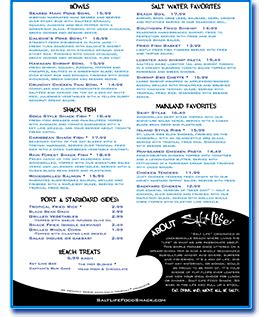 Salt life food shack serves lunch and dinner daily and offers dine in and carry out, as well as many gluten free options. Salt Life Food Shack, JAX Beach | Jacksonville beach, Beach