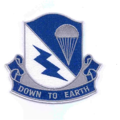 507th Airborne Infantry Regiment Patch Down To Earth Version A United
