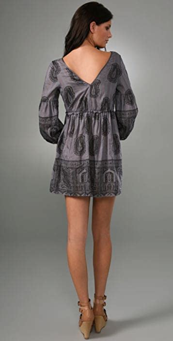 Juicy Couture Shirred Empire Paisley Dress Shopbop
