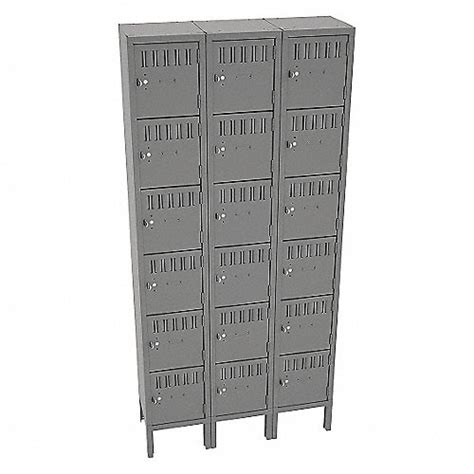 Tennsco Casillero Tipo Caja De Acero Puertas 18 78 X 36 X 12 Gris