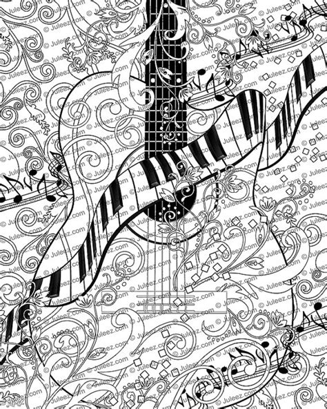 For my birthday several years ago, my friend gifted me with a beautiful camper coloring book and. Adult Coloring Page Printable Adult Guitar Coloring Poster