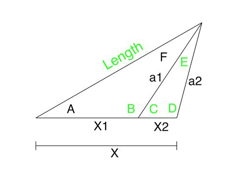 Geometry Finding Side Length From Two Scalene Triangles With Common