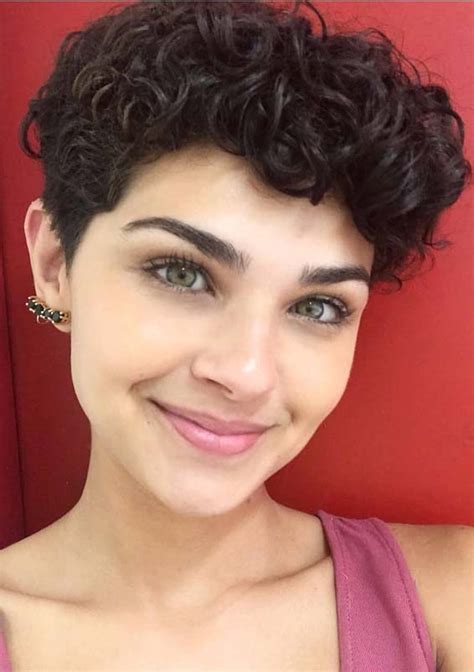 Stunning Short Curly Pixie Haircuts For Women In 2019 Stylezco