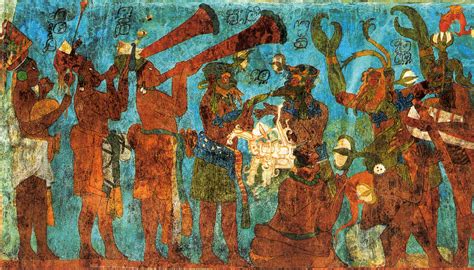 Maya Mural Wallpaper