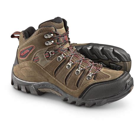 Mens Nevados Basque Mid Hiking Boots Brown 297345 Hiking Boots