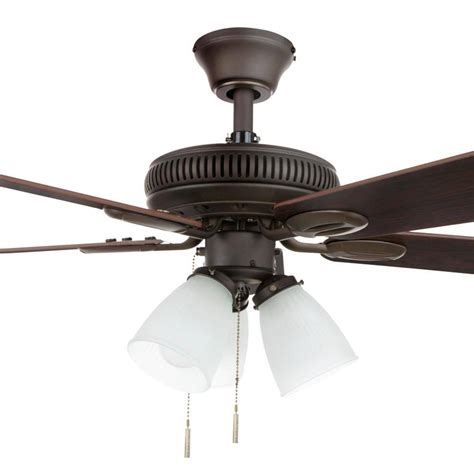 Hampton Bay Glendale 42 In Led Indoor Oil Rubbed Bronze Ceiling Fan