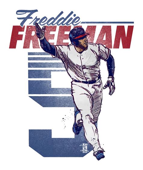 Freddie Freeman Retro Digital Art By Kelvin Kent Pixels