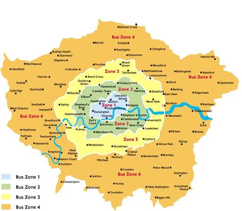 Mappa Delle Zone Di Londra Dalla Prima Alla Quarta Mappe Londra