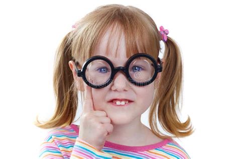 Little Nerd Stock Image Image Of Nerd Looking Eyeglasses 27332183