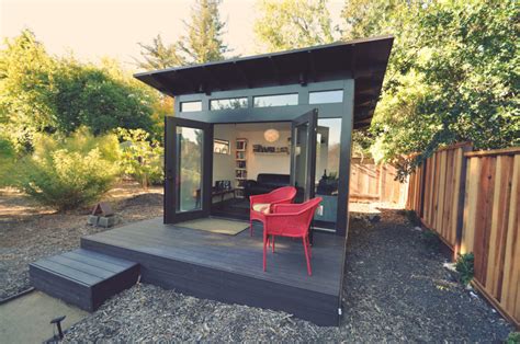 The studio needed to be open, pretty spacious and to offer a quiet environment in which to think and write after looking at some of the options, the idea of a prefab backyard office sounds pretty great. Prefab Backyard Rooms, Studios, Storage & Home Office ...