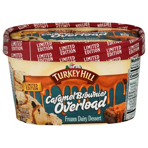Save On Turkey Hill Premium Ice Cream Caramel Brownie Overload Limited