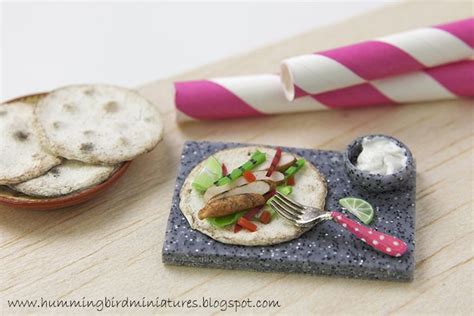 Scale Miniature Mexican Food By Hummingbird Miniatures Mexican Food