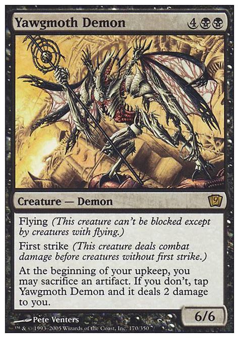 Get the latest decks and the updated prices from multiple sources in our site. Yawgmoth Demon (9ED MTG Card)