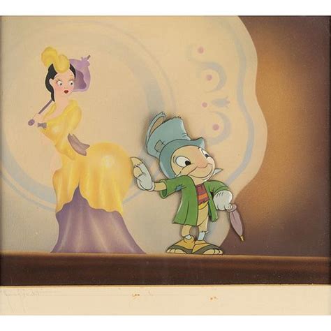 Jiminy Cricket Production Cel Set Up From Pinocchio For Sale At Auction